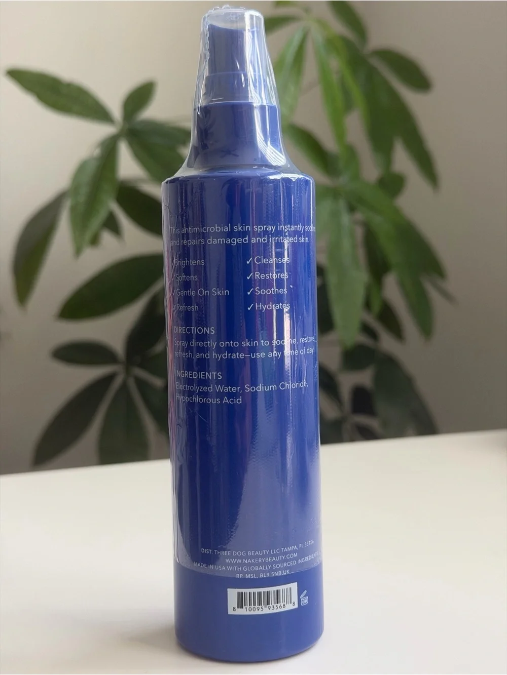 NAKERY BEAUTY SkinRecovery Universal Clarifying Face Body + Scalp Spray 8 oz